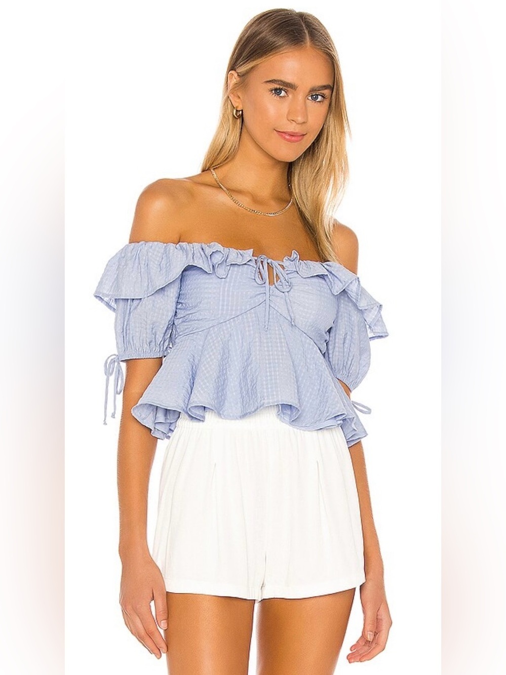 Tularosa Maggie Top in Powder Blue, Size‎ M